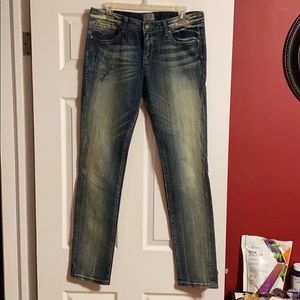 Express Rerock sexy skinny jeans size 10